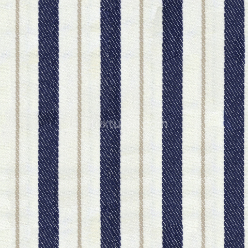 Fabric Seamless Woven Textile Cotton Patterned Striped Soft Durable Light