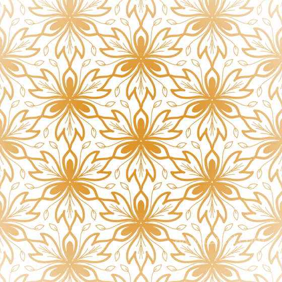 with Elegant White and Gold Ornate Floral Pattern White & Gold texture preview