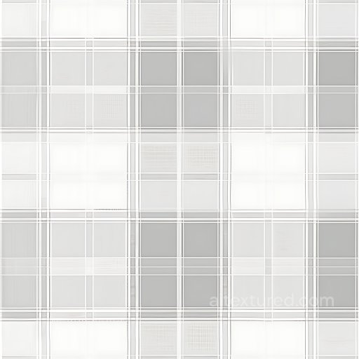 Seamless 3D White Plaid Patterned Metallic PBR Texture texture preview