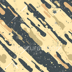 seamless Seamless 3D Desert Camouflage PBR Texture with Stylized Cosmic Pattern and Elongated Organic Shapes texture 8k free download PBR