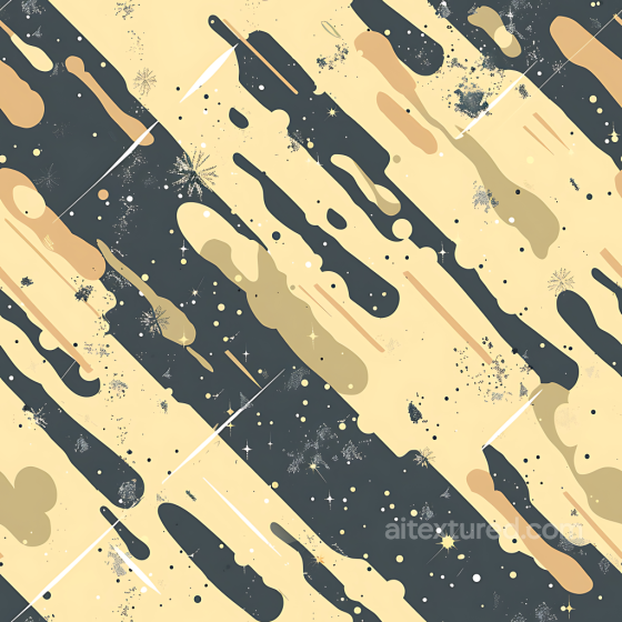 Desert Camouflage PBR Texture with Stylized Cosmic Pattern and Elongated Organic Shapes Color Camouflage texture preview