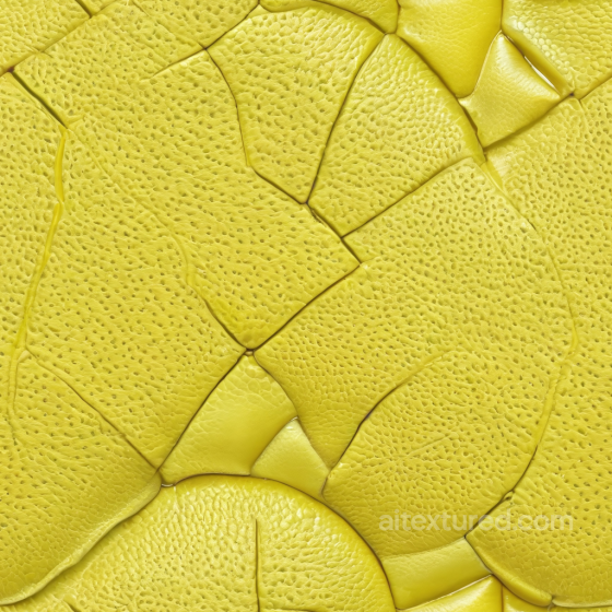 Seamless Yellow Pebbled Leather PBR Texture with Distinctive Natural Grain and Panel Deta… Leather texture preview