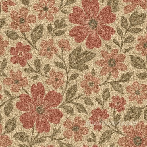 Coarse Floral Pattern Seamless Texture seamless Patterns PBR texture