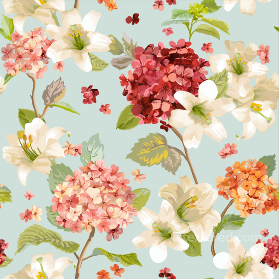 Featuring Soft Vintage Floral Fabric Pattern Floral texture preview