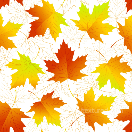 Autumn Leaves Texture of Vibrant Autumn Maple Leaves Pattern seamless Autumn Leaves  PBR texture