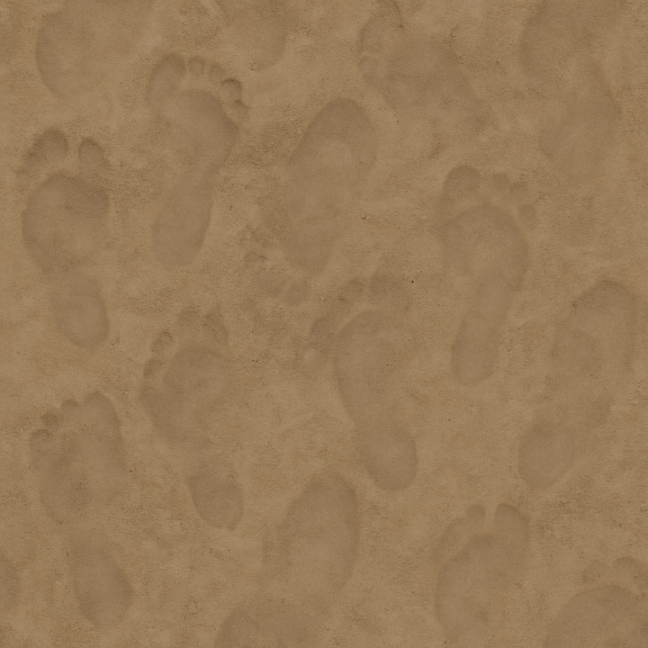 of Footprint Distortion on Rain Softened Soil seamless PBR texture preview