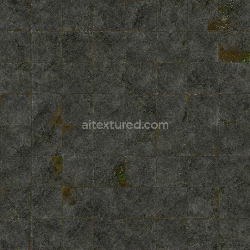 Tiles Seamless Pbr Texture Dark Matte Tileable Coarse Weathered Pattern