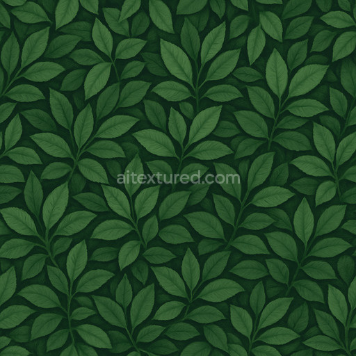 Patterned Dense Foliage Texture Seamless 1024X1024