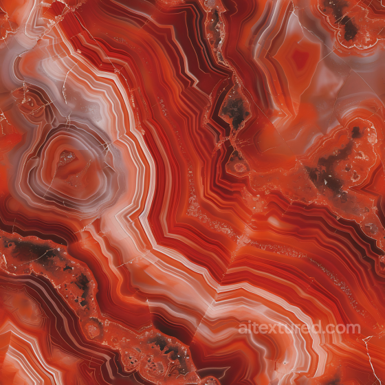 Red Agate Marble PBR Texture with Layered Banding and Natural Veins Marble texture preview