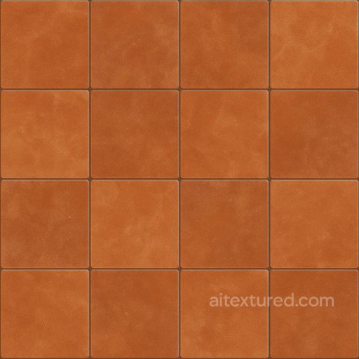 Polished Clay Tiles Seamless Texture seamless Roofing PBR texture
