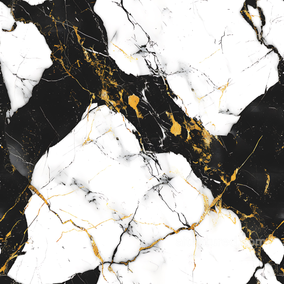 Black and White Marble Texture with Striking Gold Veins Marble texture preview