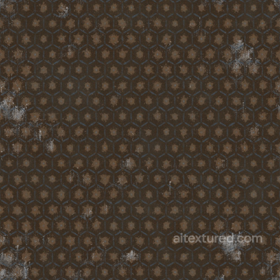Aged Archviz Grill Metal Rust Rusted Substance - Seamless PBR Texture Metal texture preview