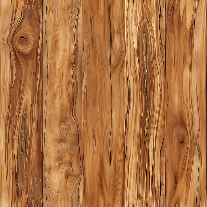 Rustic Pine Wood Planks with Natural Knots and Grain seamless PBR texture preview