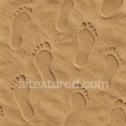seamless Seamless 8k PBR 3d Texture of Rough Grainy Sandy Footprints with Footprint Highlight texture 8k free download PBR