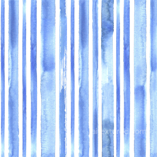 Watercolor Stripes Texture with Blue Vertical Brush Strokes seamless Watercolor Stripes PBR texture