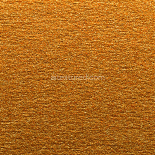 Seamless 3D Felt PBR Texture Featuring Dense Orange Wool Fibers