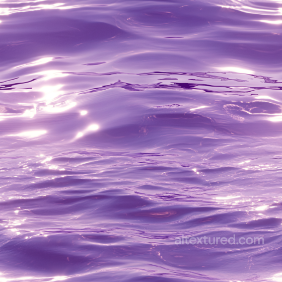 Stylized Purple Water Surface Texture with Smooth Waves Water texture preview