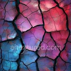 seamless Seamless 3D PBR Cracked Painted Surface Texture With Bold Red and Blue Fractured Patterns texture 8k free download PBR