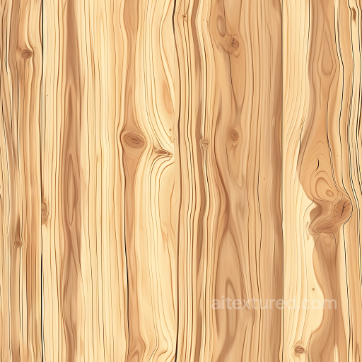 Light Pine Wood Planks PBR Texture with Natural Knots and Grain seamless Wood PBR texture