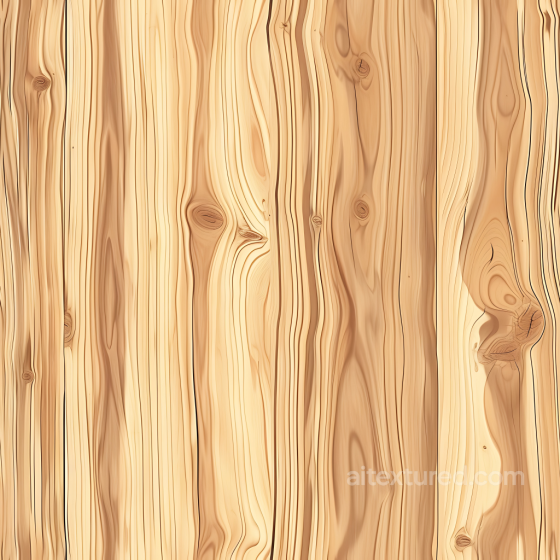 Light Pine Wood Planks PBR Texture with Natural Knots and Grain Wood texture preview