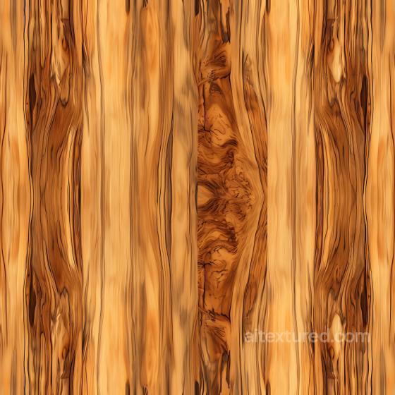 Olive Wood PBR Texture with Distinctive Knotted Grain and Warm Tones Wood texture preview