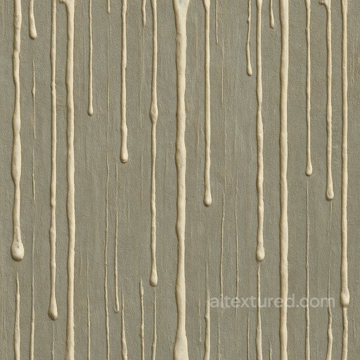 Paint Drips Gravity Streaks seamless Paint-coating PBR texture
