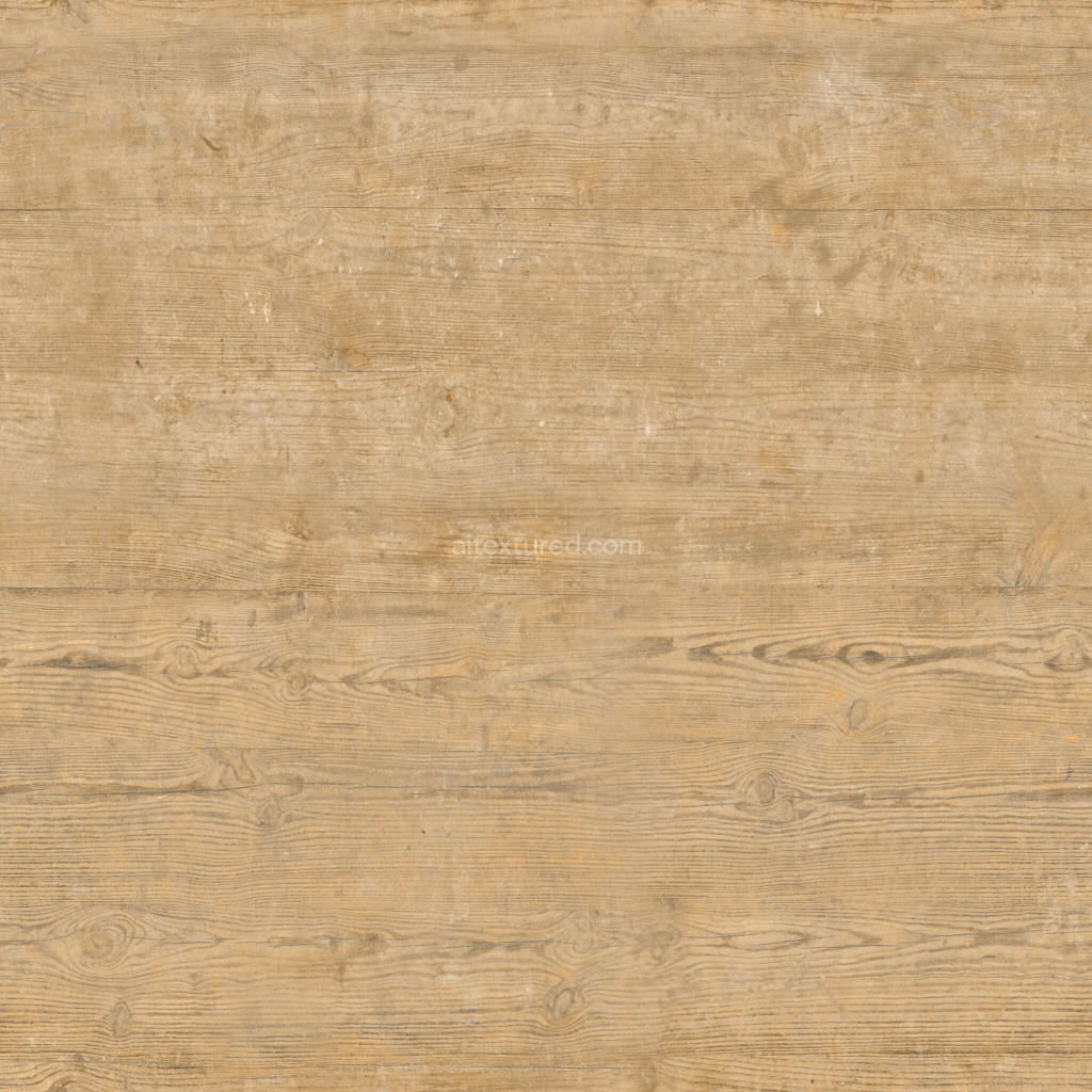 Seamless painted wood texture in natural tones for 3D projects