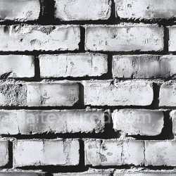 seamless Seamless 3D Cracked White Painted Brick Wall PBR Texture with Rough, Weathered Surface texture 8k free download PBR