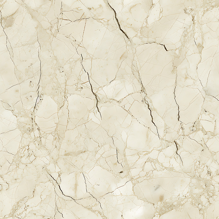 Crema Marfil Natural Marble with Fine Veins seamless PBR texture preview