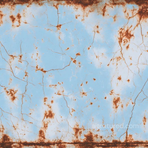 Rusty Metal PBR Texture with Fine Cracks and Corrosion Spots Rust texture preview