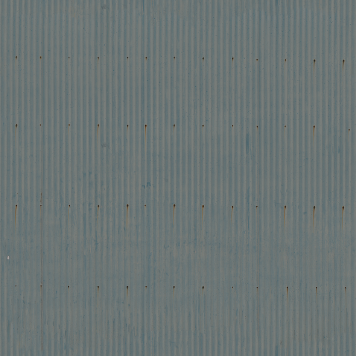 Corrugated Iron Corrugated seamless PBR texture preview