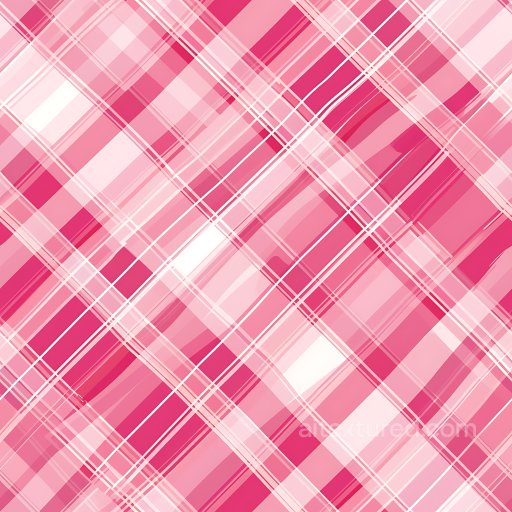 Seamless 3D PBR Texture of Soft Pink Abstract Plaid Fabric Pattern texture preview