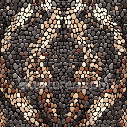 seamless Seamless 3D stylized mosaic skin PBR texture with organic rounded scales texture 8k free download PBR
