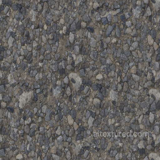Archviz Floor Ground Pebbles Rocks Ruble Stone - Seamless PBR Texture seamless Flooring PBR texture