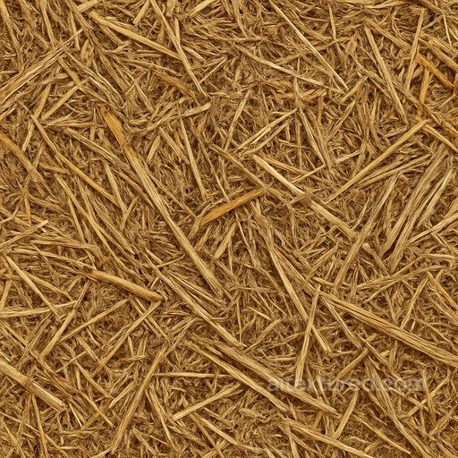 Coarse Barn Straw Seamless Texture seamless Hay-straw PBR texture