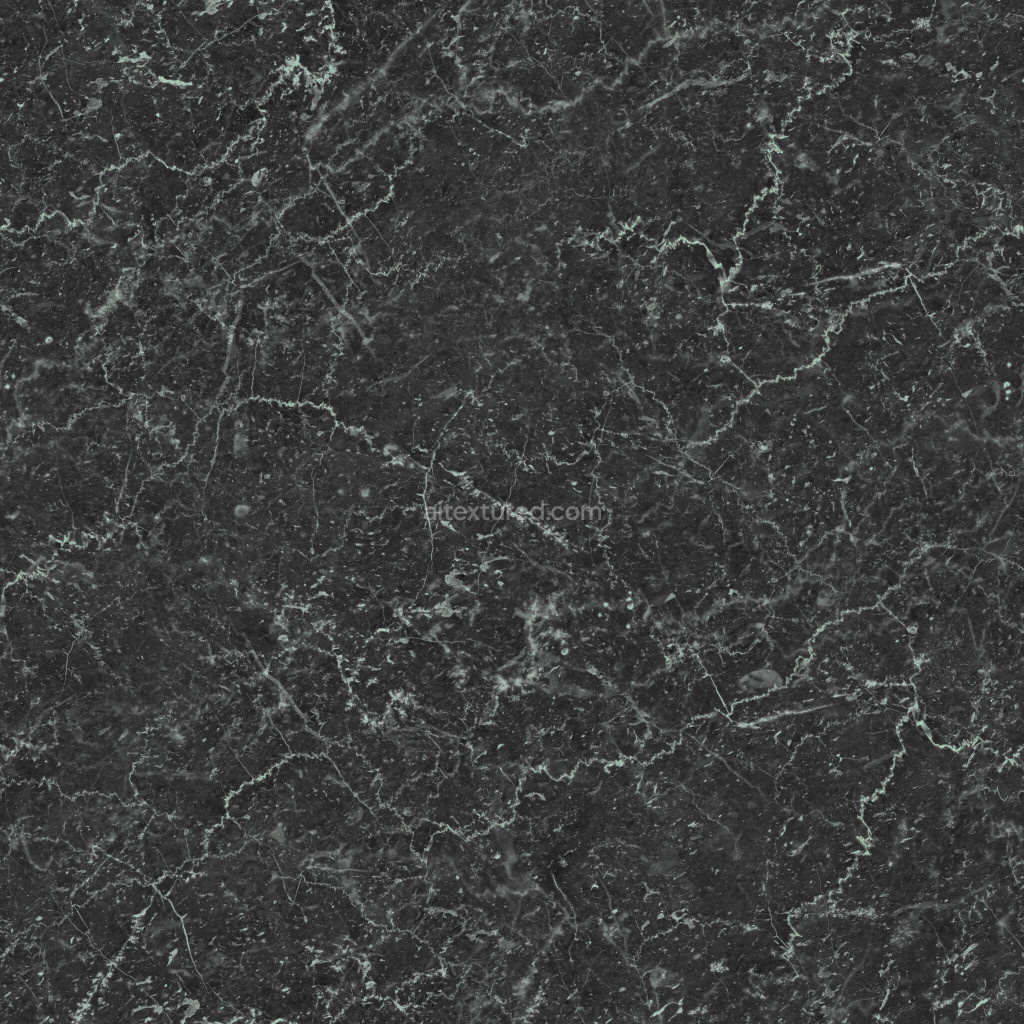 Seamless dark marble PBR texture with detailed patterns