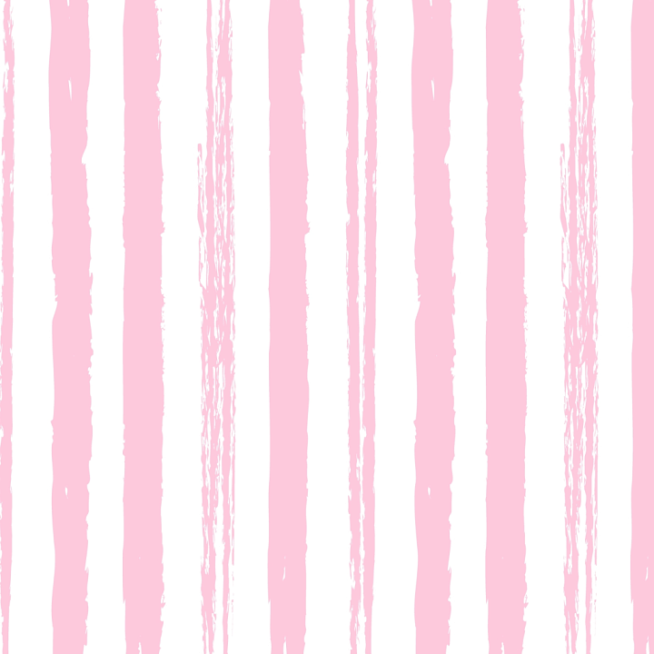 Pink and White Watercolor Stripes with Hand-Painted Look seamless PBR texture preview