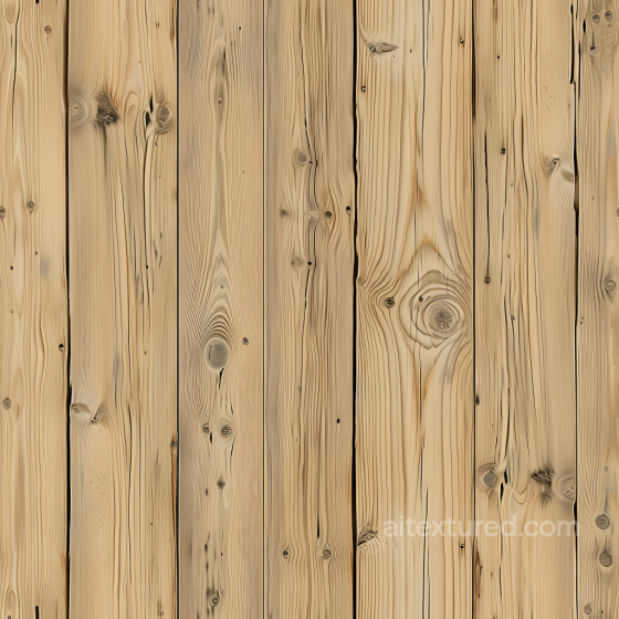 Light Pine Wood Planks PBR Texture with Natural Knots and Grain Wood texture preview