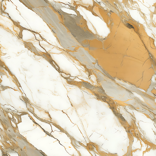 Calacatta Gold Marble PBR Texture with Elegant Gold and gray Veining seamless Marble PBR texture