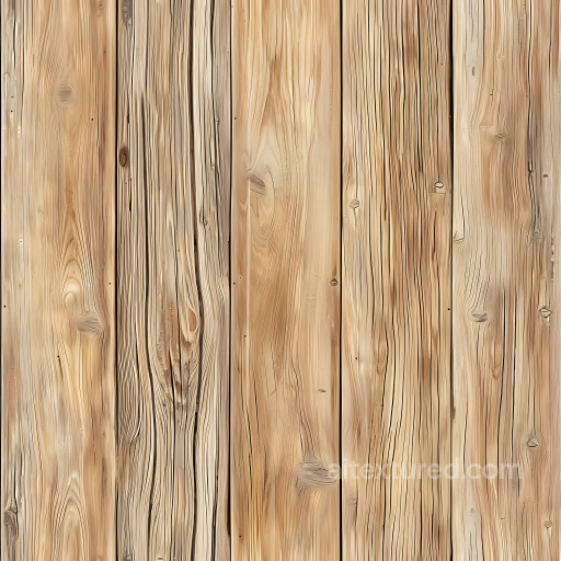 Weathered Pine Wood Planks PBR Texture with Natural Grain and Knots seamless Wood PBR texture