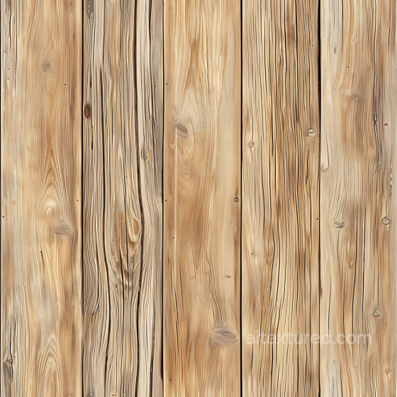 Weathered Pine Wood Planks PBR Texture with Natural Grain and Knots Wood texture preview