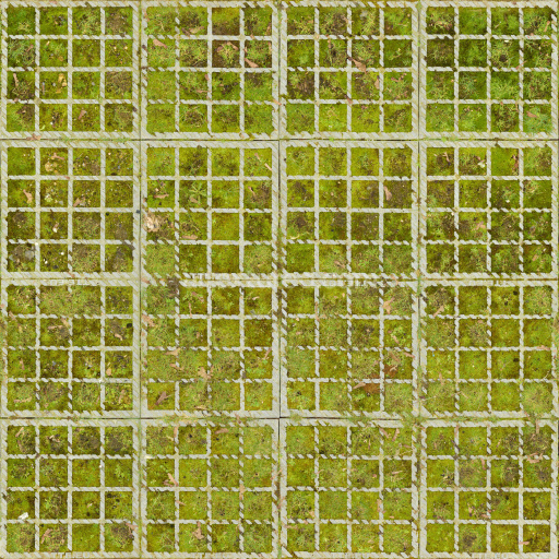 Ground Moss Green Natural Tileable Texture Seamless