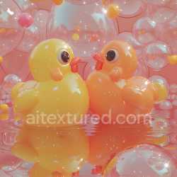 seamless Seamless 3D Inflated Glossy Vinyl Bubble PBR Texture in Warm Pastel Colors texture 8k free download PBR