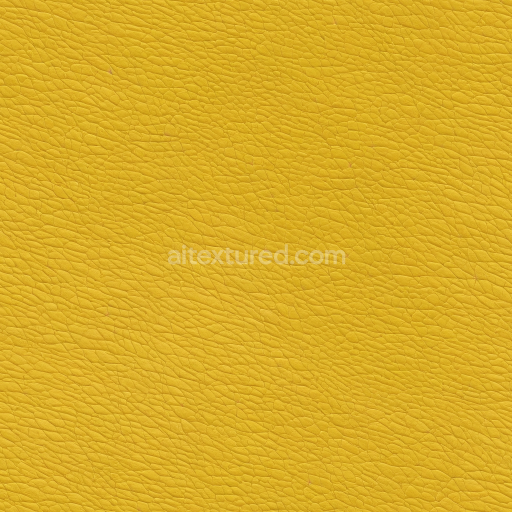 Preview — Seamless 3D yellow pebbled grain leather PBR texture with subtle natural wrinkles