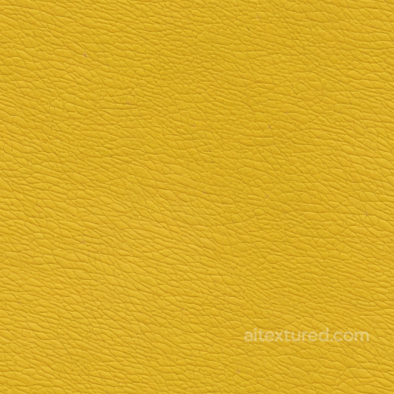 yellow pebbled grain leather PBR texture with subtle natural wrinkles Leather texture preview
