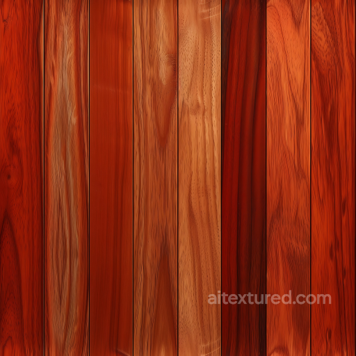 Of Natural Reddish Wood Planks With Fine Grain And Subtle Knots seamless Wood PBR texture