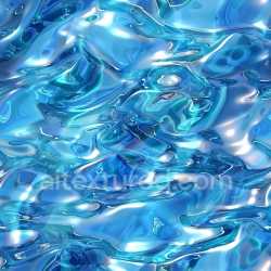 seamless Seamless 3D PBR Texture of Glossy Fluid Blue Surface with Reflective Highlights texture 8k free download PBR