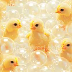 seamless Seamless 3D Inflated Bubble PBR Texture with Soft Yellow and Creamy Highlights texture 8k free download PBR