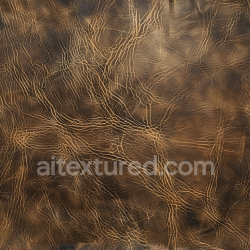 seamless Seamless 3D Vintage Cracked Brown Leather PBR Texture with Detailed Wrinkles texture 8k free download PBR