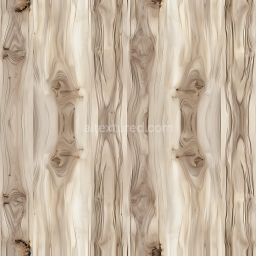 Seamless 3D PBR Pale Wood Planks Texture Featuring Natural Knots and Grain